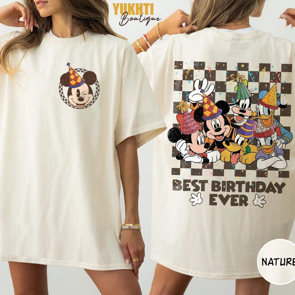 Retro Disney Birthday Shirt Mickey Friends Tee Disney Park Outfit