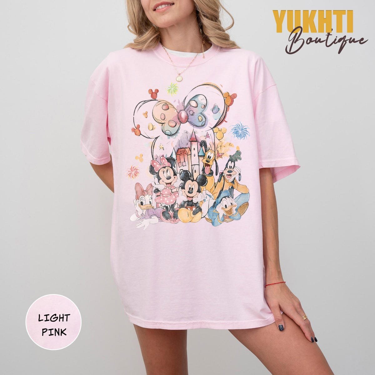 Retro Disney Castle Shirt Mickey Friends Family Vacation Tee