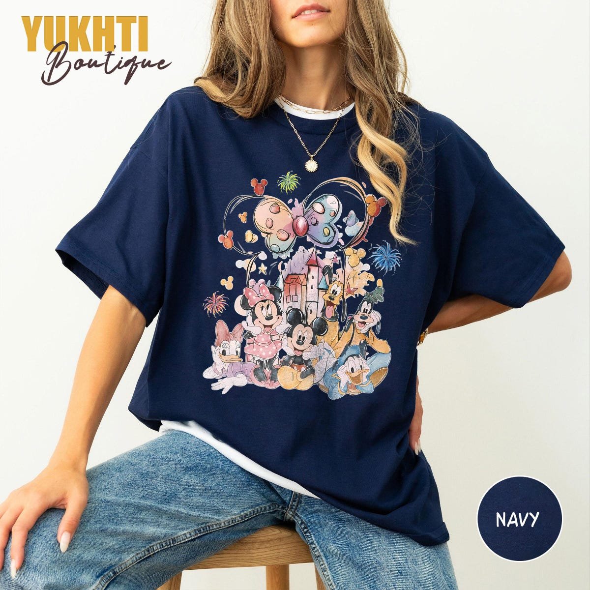 Retro Disney Castle Shirt Mickey Friends Family Vacation Tee