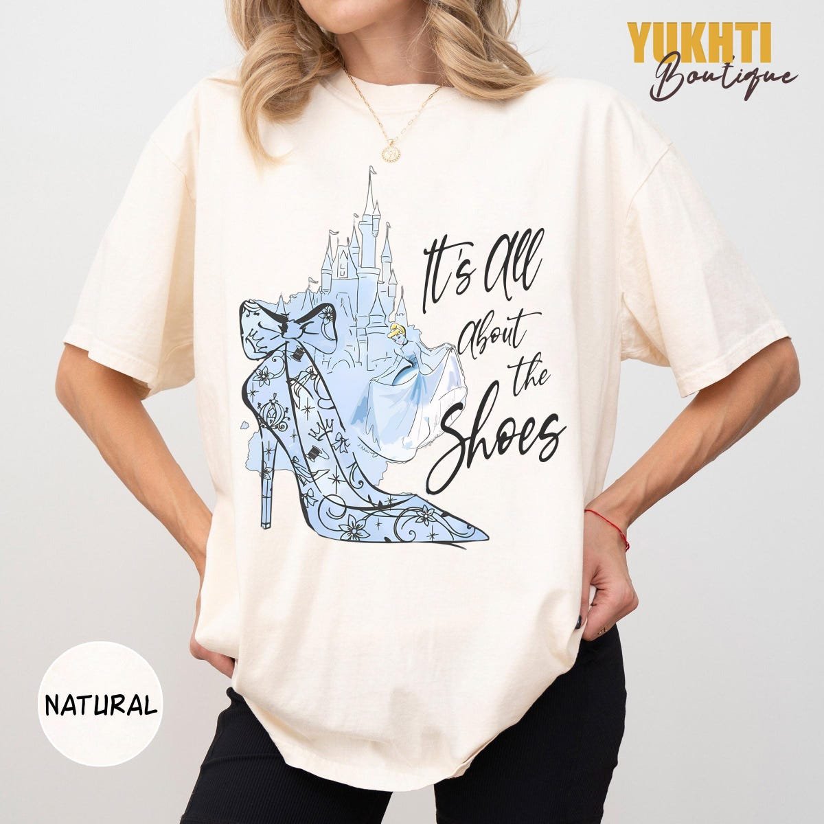 Retro Disney Cinderella Shoes Shirt Disney Princess Tee