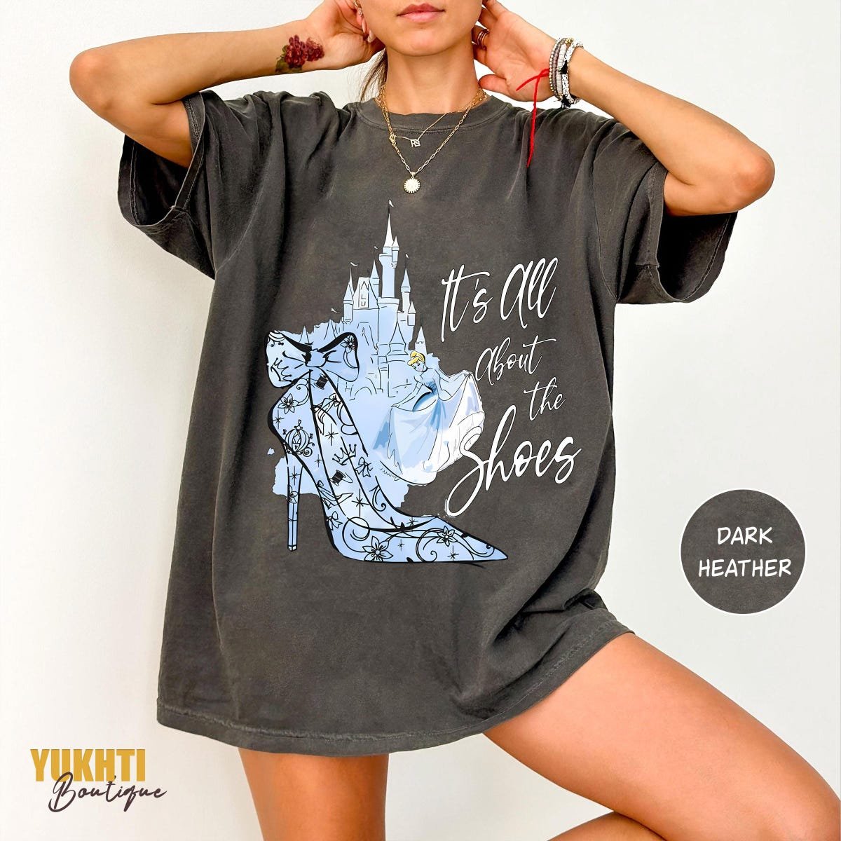 Retro Disney Cinderella Shoes Shirt Disney Princess Tee