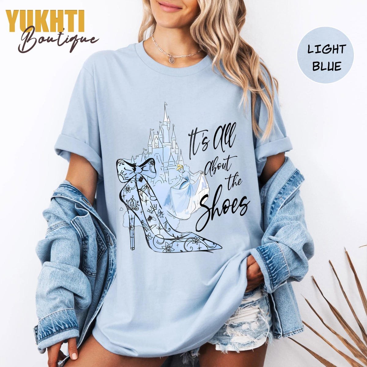 Retro Disney Cinderella Shoes Shirt Disney Princess Tee