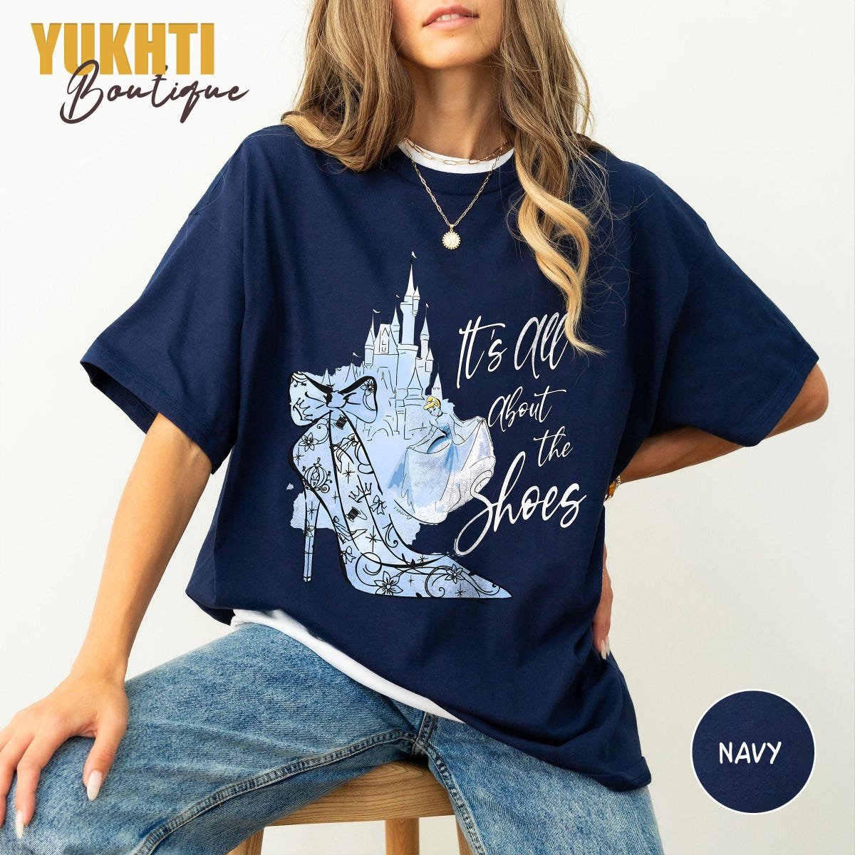 Retro Disney Cinderella Shoes Shirt Disney Princess Tee