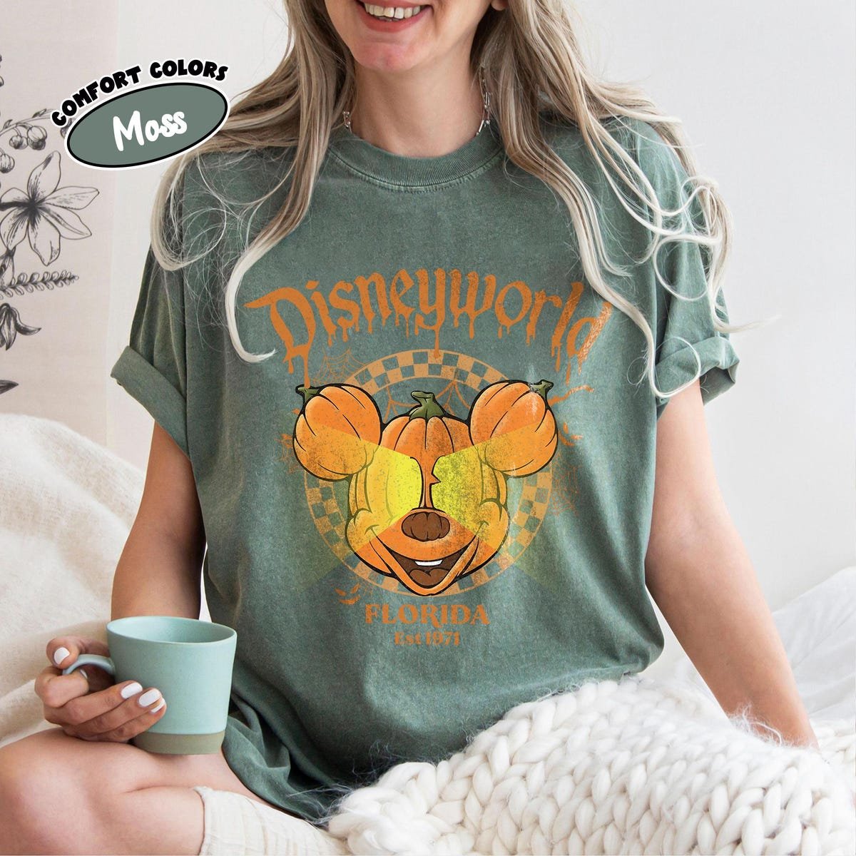 Retro Disney Halloween Shirt Mickey & Friends Pumpkin Party Tee 2025