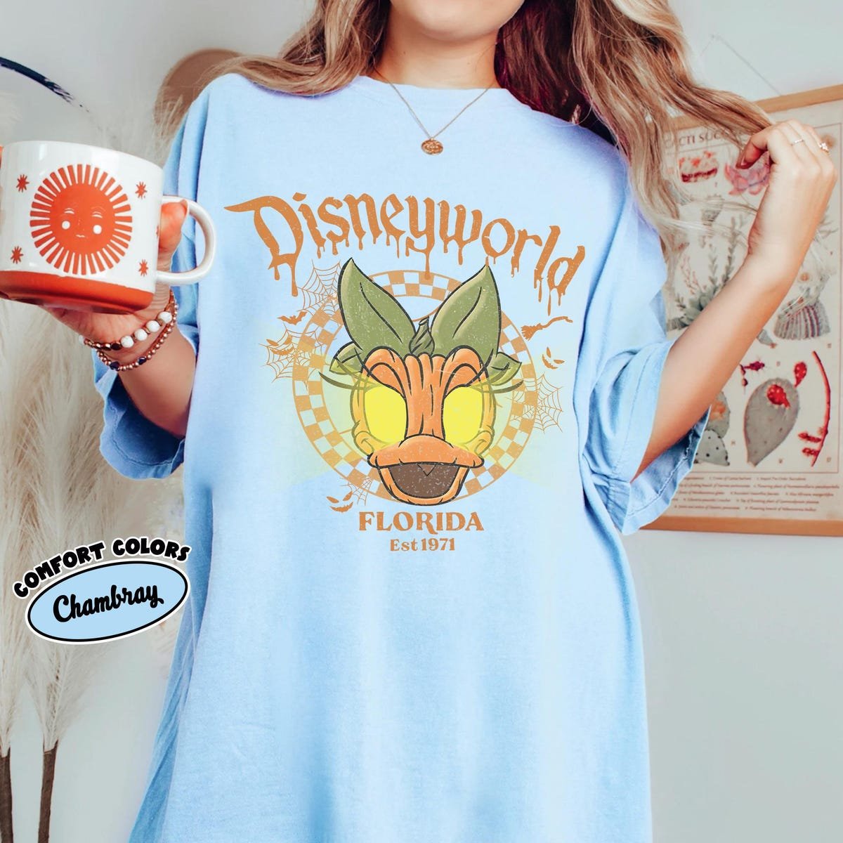 Retro Disney Halloween Shirt Mickey & Friends Pumpkin Party Tee 2025