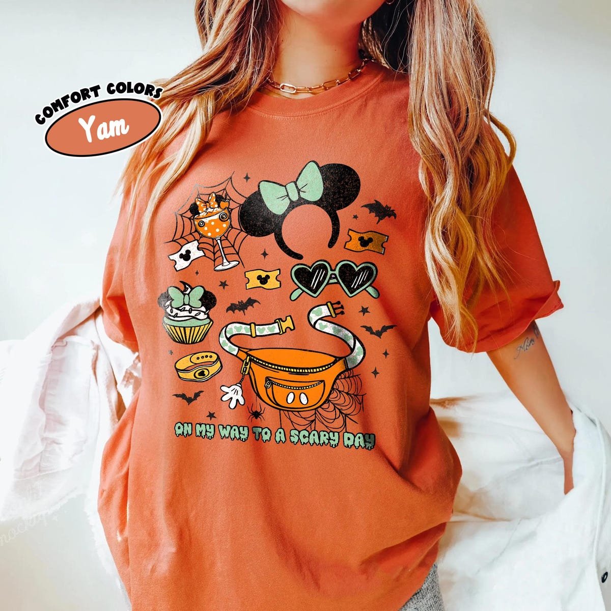 Retro Disney Halloween Shirt Mickey Minnie Fall Theme Tee