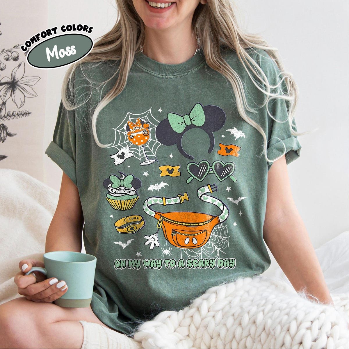 Retro Disney Halloween Shirt Mickey Minnie Fall Theme Tee