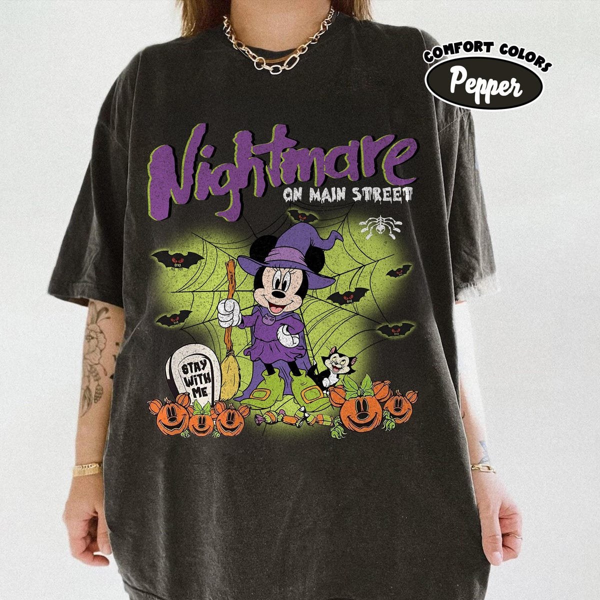 Retro Disney Halloween Shirts Mickey Friends Spooky Ghost Pumpkins Tee
