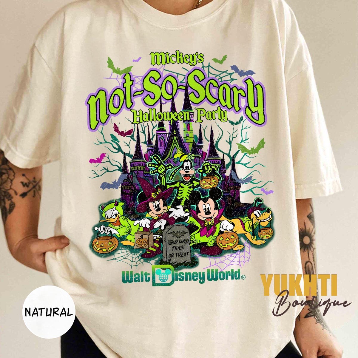 Retro Disney Halloween Shirts Mickey Minnie Spooky Season Tee