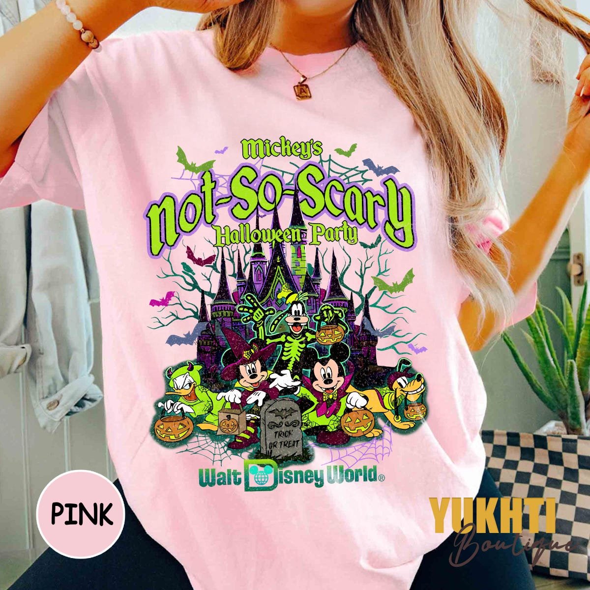 Retro Disney Halloween Shirts Mickey Minnie Spooky Season Tee