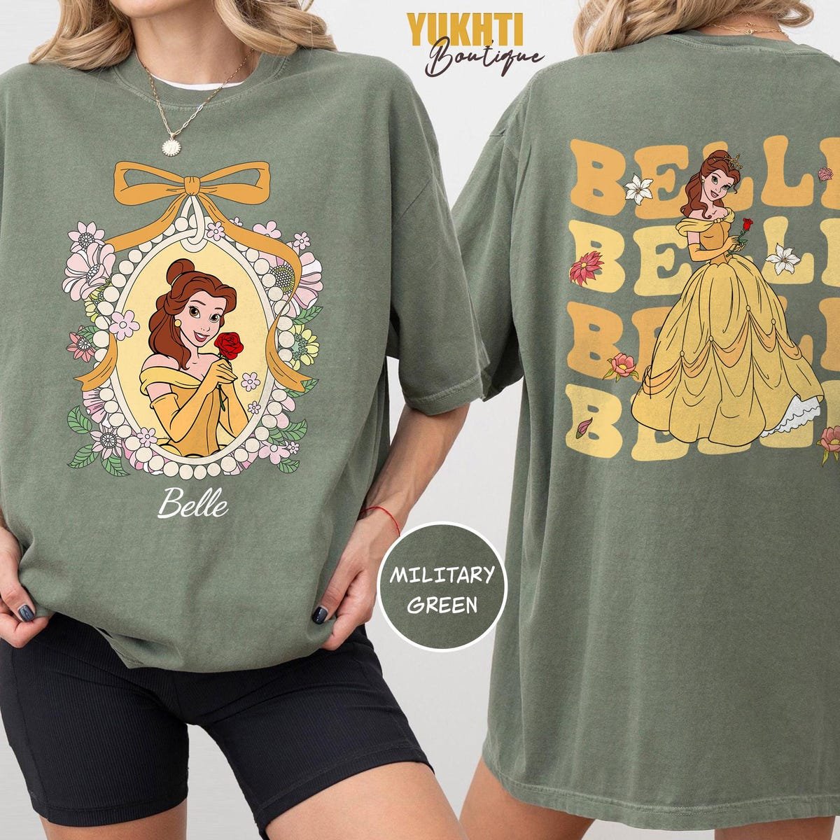 Retro Disney Princess Shirts Cinderella Ariel Rapunzel Tee