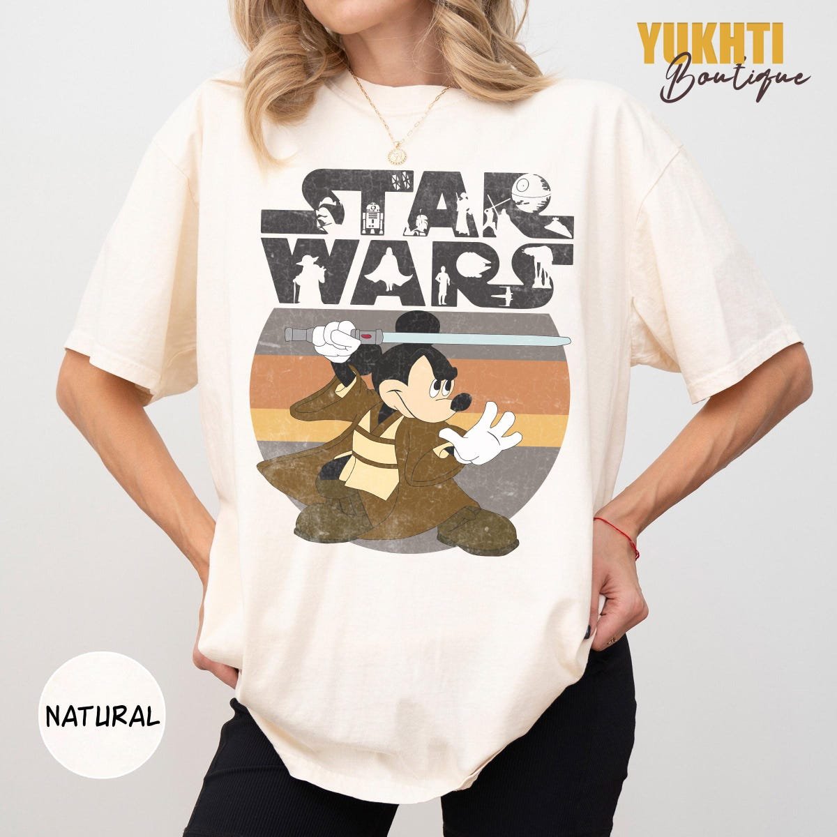 Retro Disney Star Wars Shirts Mickey Friends Galaxy Edge Vintage