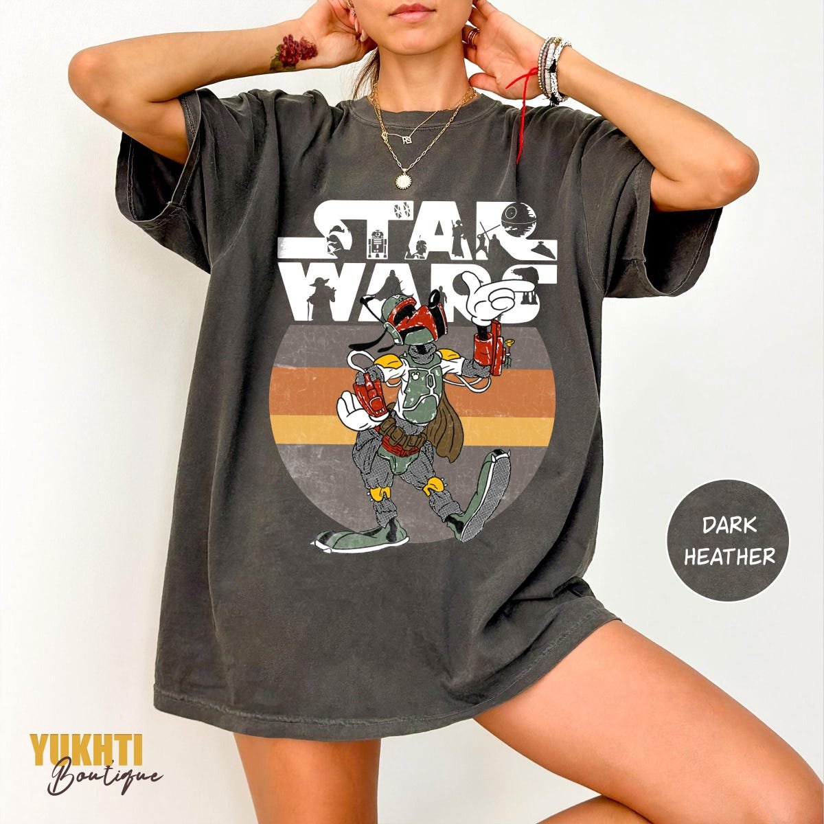 Retro Disney Star Wars Shirts Mickey Friends Galaxy Edge Vintage
