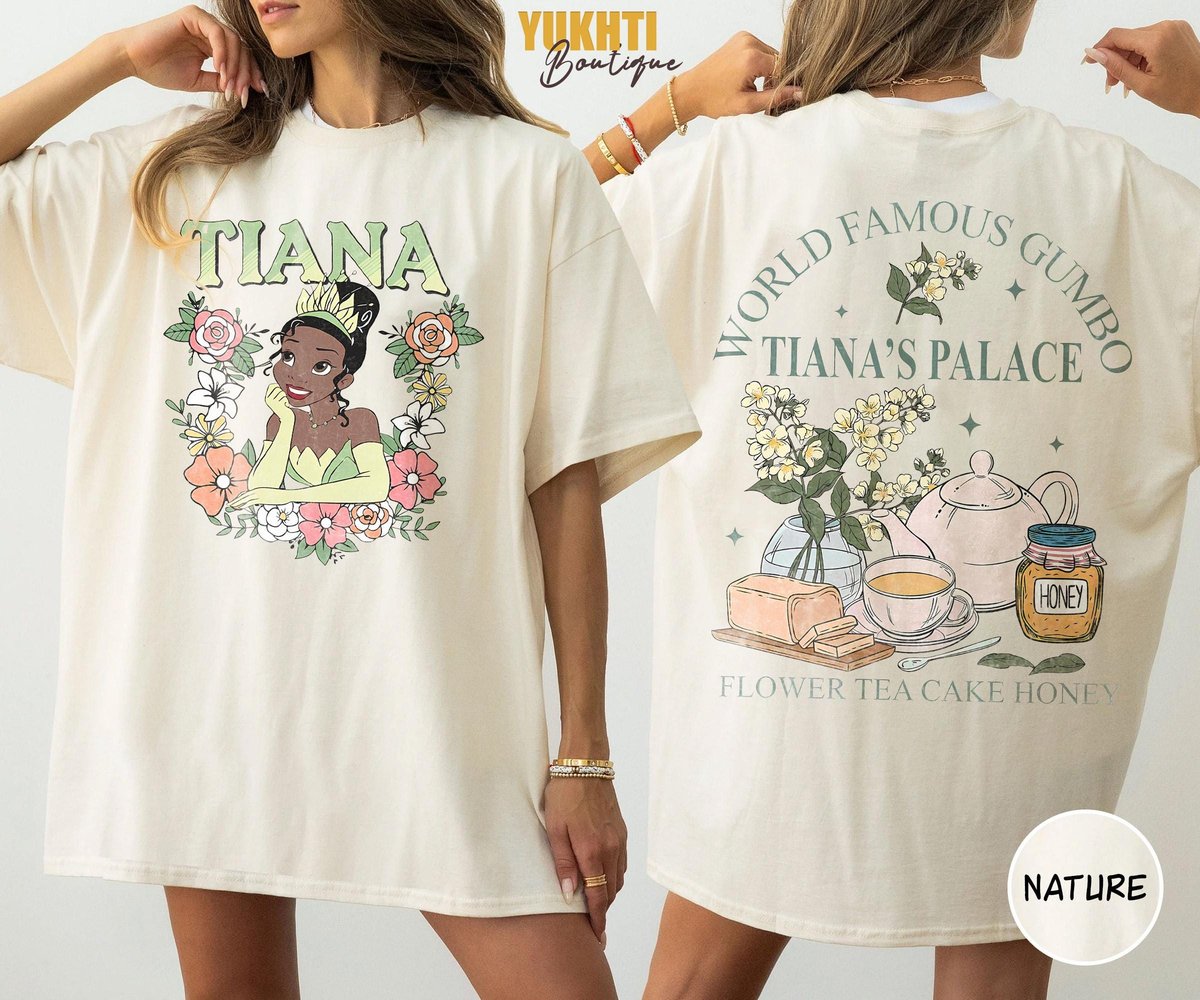 Retro Disney Tiana Princess Shirt for Disney Girl Trip
