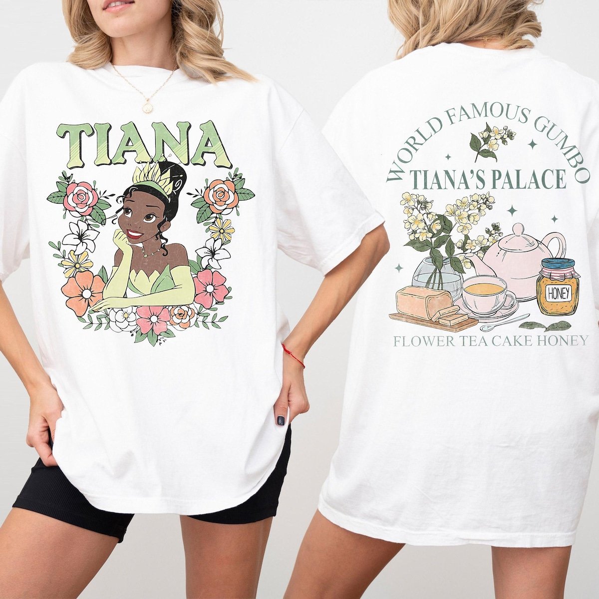 Retro Disney Tiana Princess Shirt for Disney Girl Trip