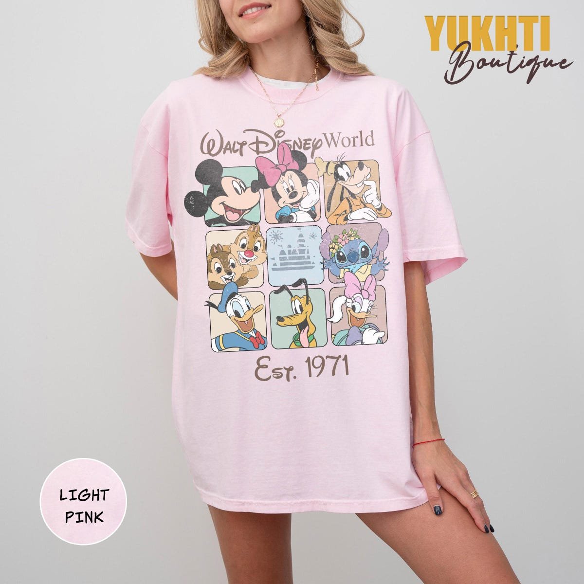 Retro Disney World 1971 Shirt Vintage Mickey Family Vacation Tee