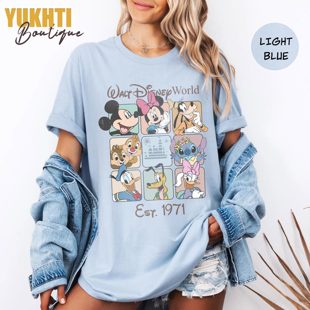 Retro Disney World 1971 Shirt Vintage Mickey Family Vacation Tee