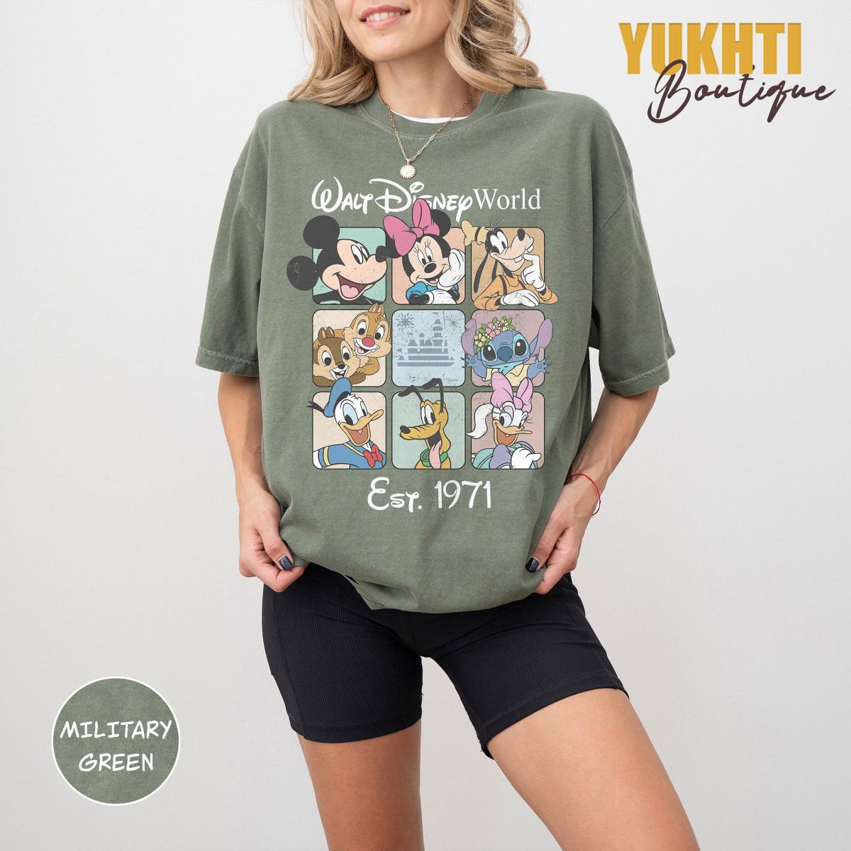 Retro Disney World 1971 Shirt Vintage Mickey Family Vacation Tee