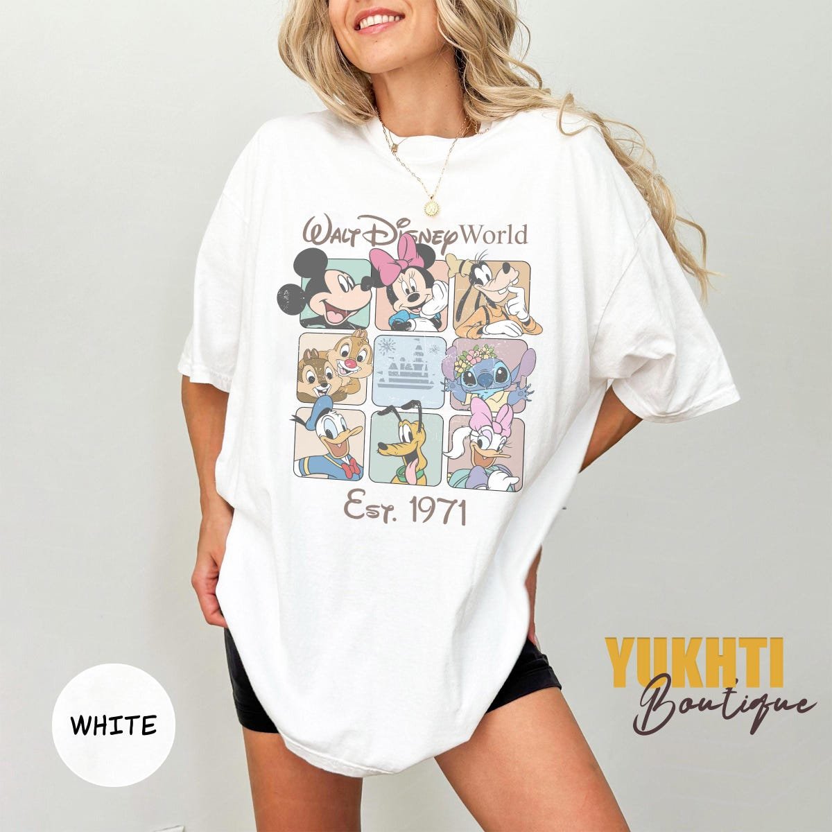 Retro Disney World 1971 Shirt Vintage Mickey Family Vacation Tee
