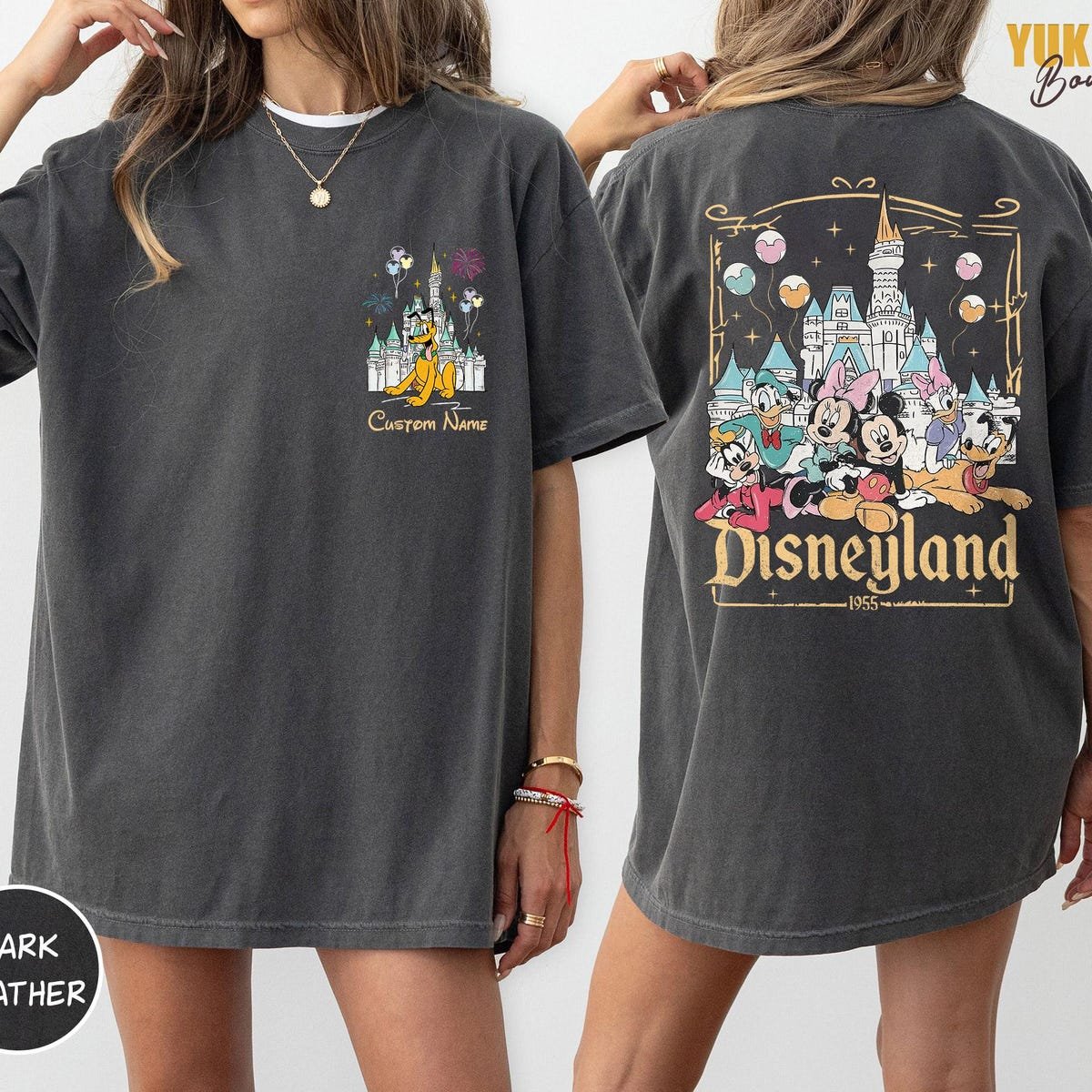 Retro Disneyland Shirt 1955 Disney Family Group Mickey Friends Shirt