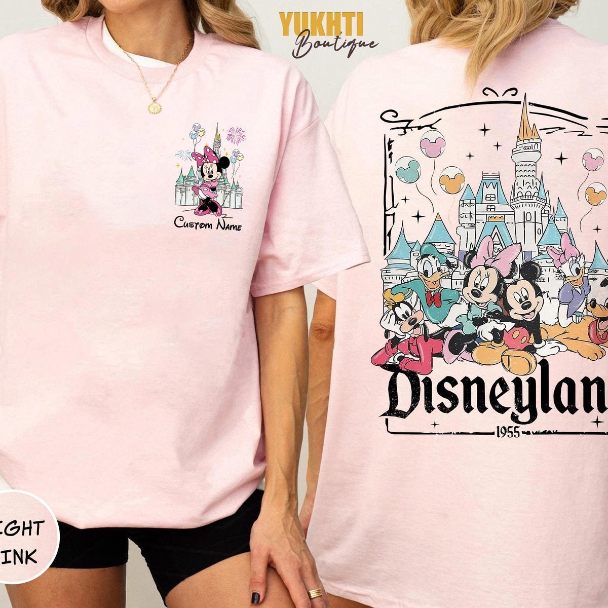 Retro Disneyland Shirt 1955 Disney Family Group Mickey Friends Shirt