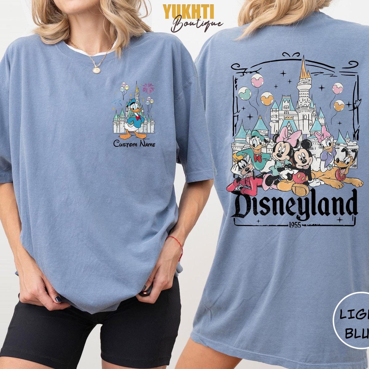 Retro Disneyland Shirt 1955 Disney Family Group Mickey Friends Shirt