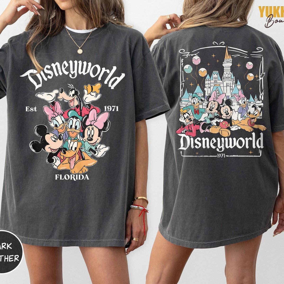 Retro Disneyworld Shirt 1971 Vintage Mickey Vacation Tee