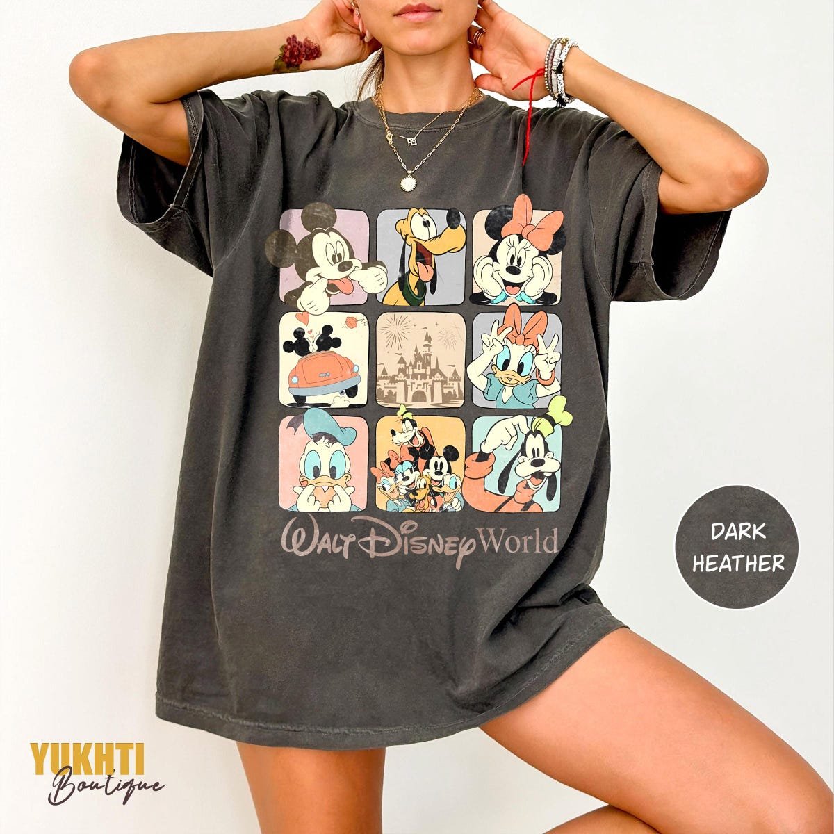 Retro Disneyworld Shirt Vintage Mickey Friends Family Vacation Tee