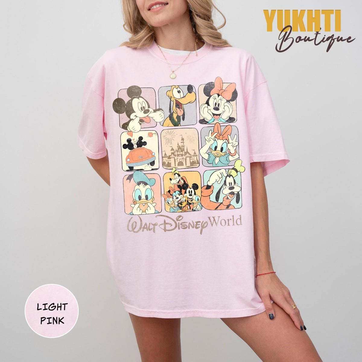 Retro Disneyworld Shirt Vintage Mickey Friends Family Vacation Tee