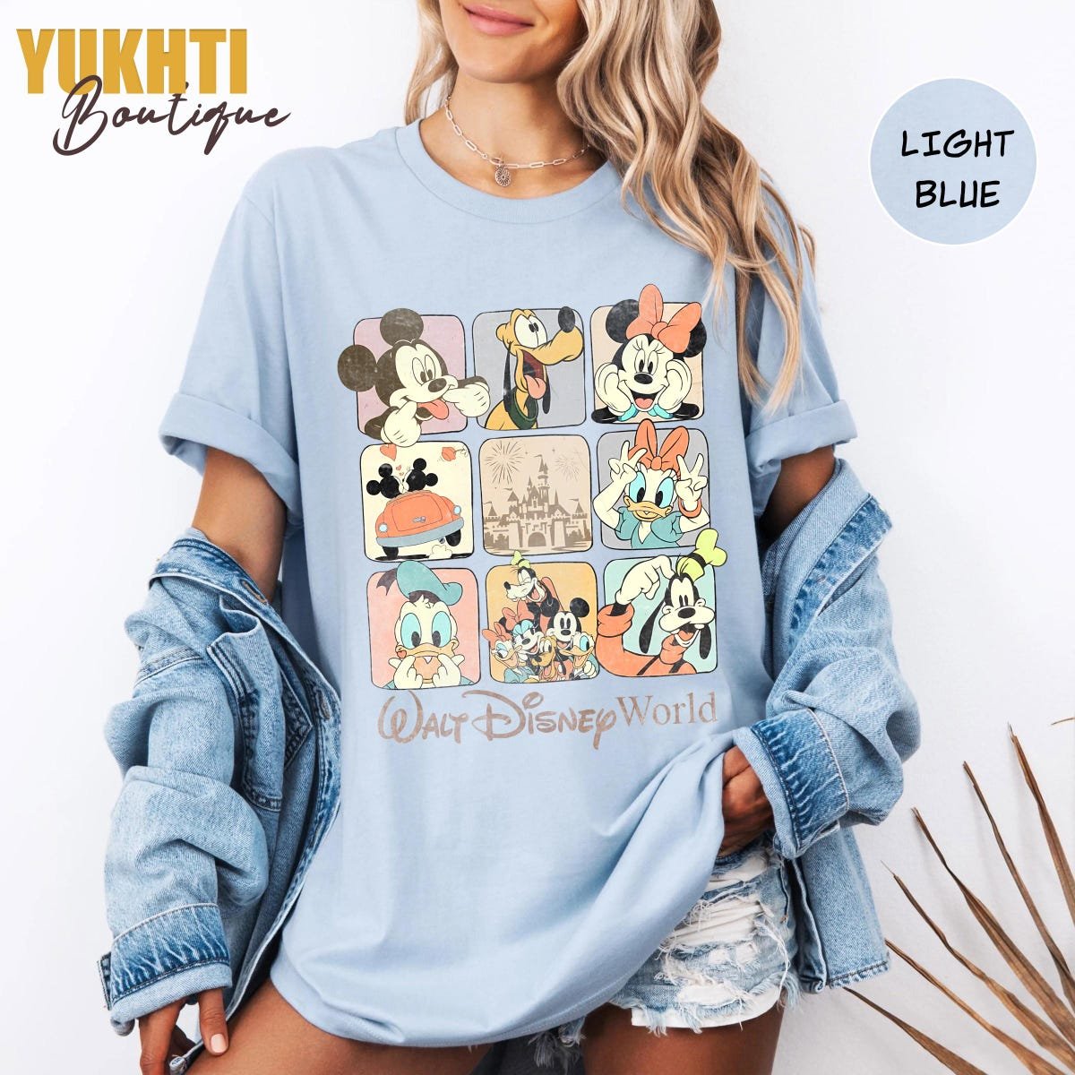 Retro Disneyworld Shirt Vintage Mickey Friends Family Vacation Tee