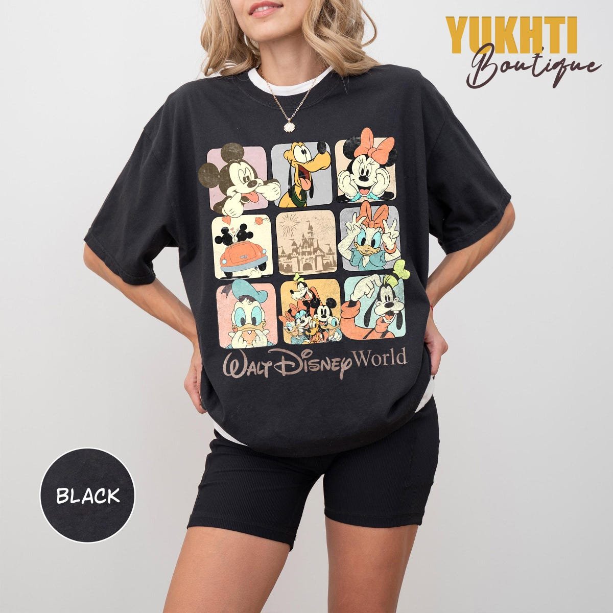 Retro Disneyworld Shirt Vintage Mickey Friends Family Vacation Tee