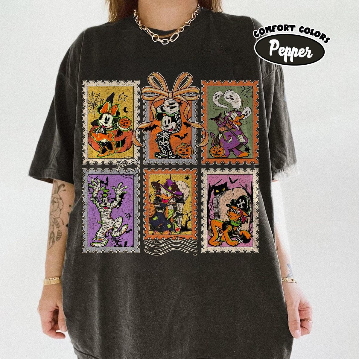 Retro Halloween Cartoon Mouse Shirt Mickey's Not So Scary Party 2025