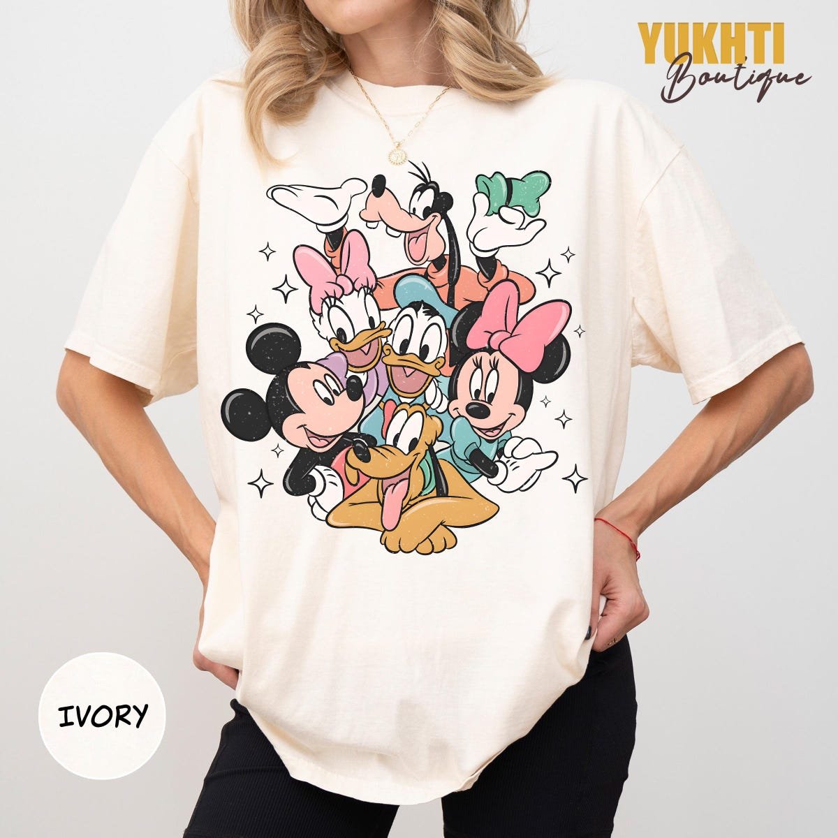 Retro Mickey Comfort Color Shirt Disney Family Vacation Tee