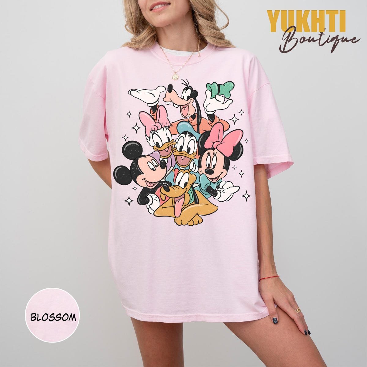 Retro Mickey Comfort Color Shirt Disney Family Vacation Tee
