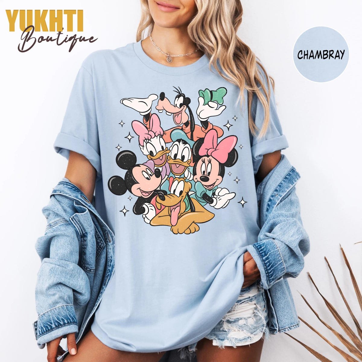 Retro Mickey Comfort Color Shirt Disney Family Vacation Tee