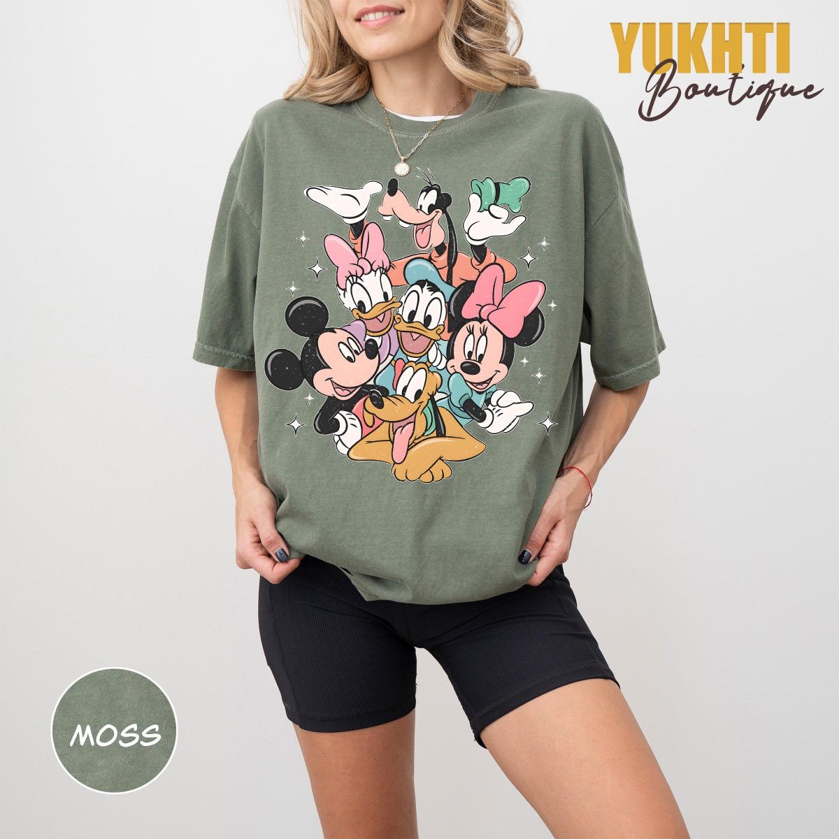 Retro Mickey Comfort Color Shirt Disney Family Vacation Tee