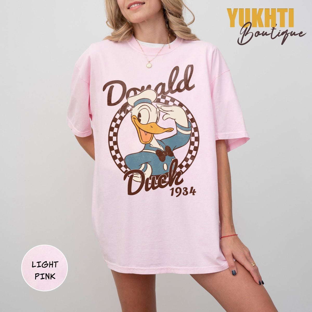 Retro Mickey Disney Shirt Checkered Family Vacation Tee