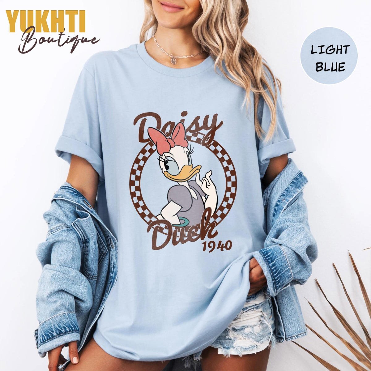 Retro Mickey Disney Shirt Checkered Family Vacation Tee