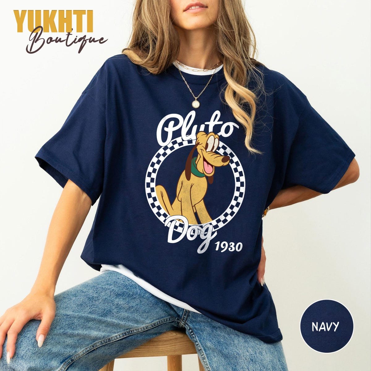 Retro Mickey Disney Shirt Checkered Family Vacation Tee