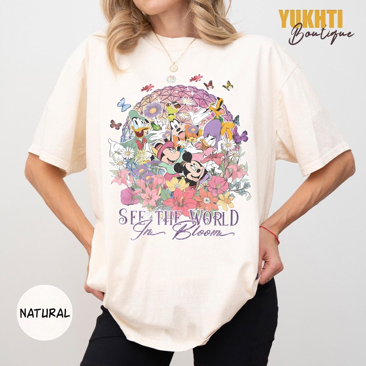 Retro Mickey Epcot Flower Garden Festival 2025 Shirt Disney Trip Tee