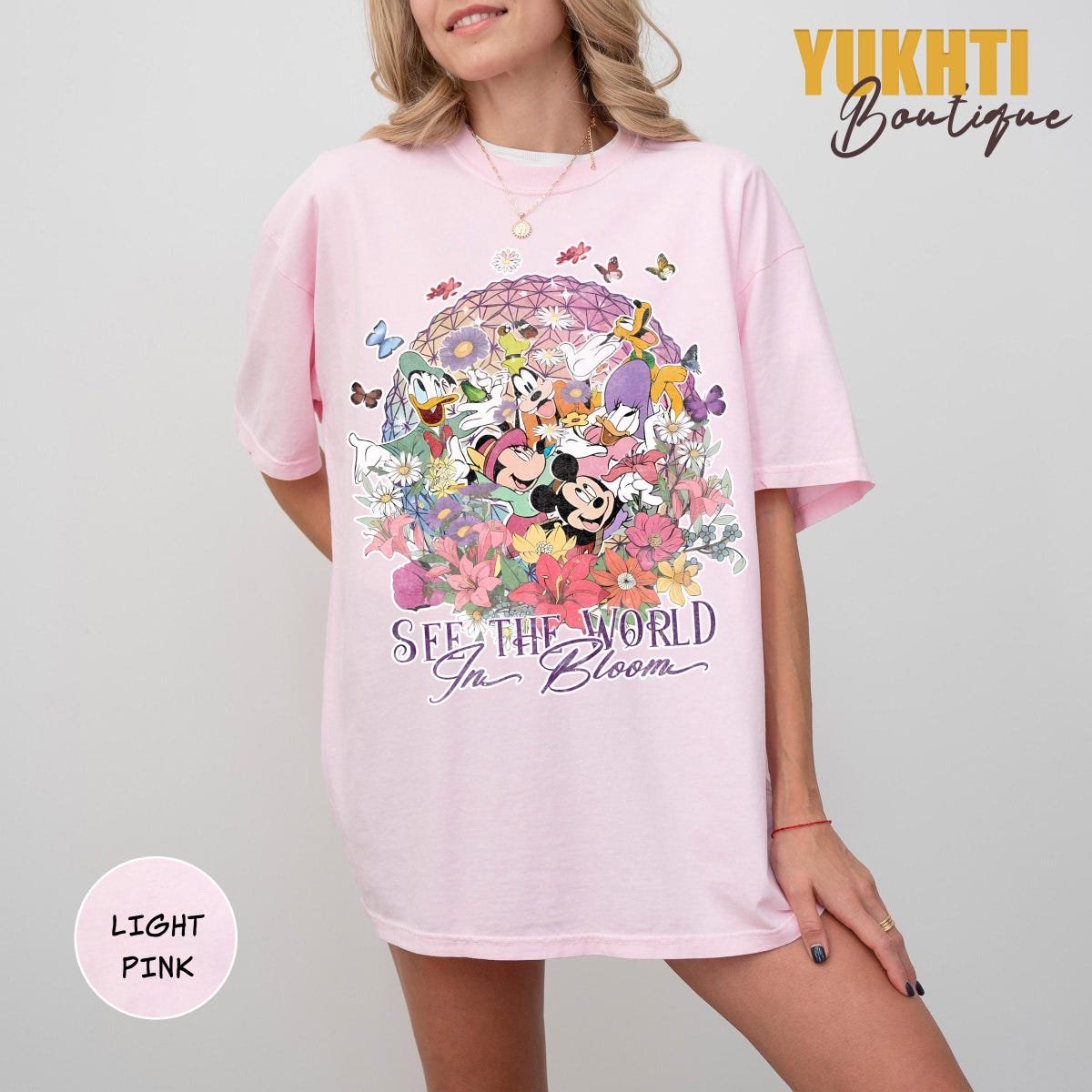 Retro Mickey Epcot Flower Garden Festival 2025 Shirt Disney Trip Tee