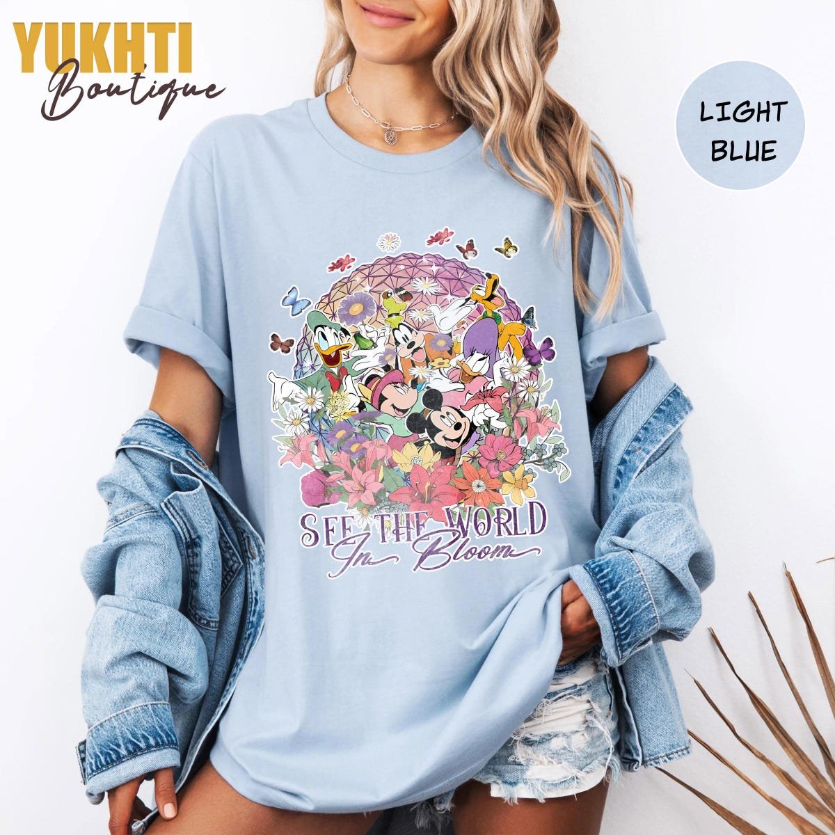 Retro Mickey Epcot Flower Garden Festival 2025 Shirt Disney Trip Tee