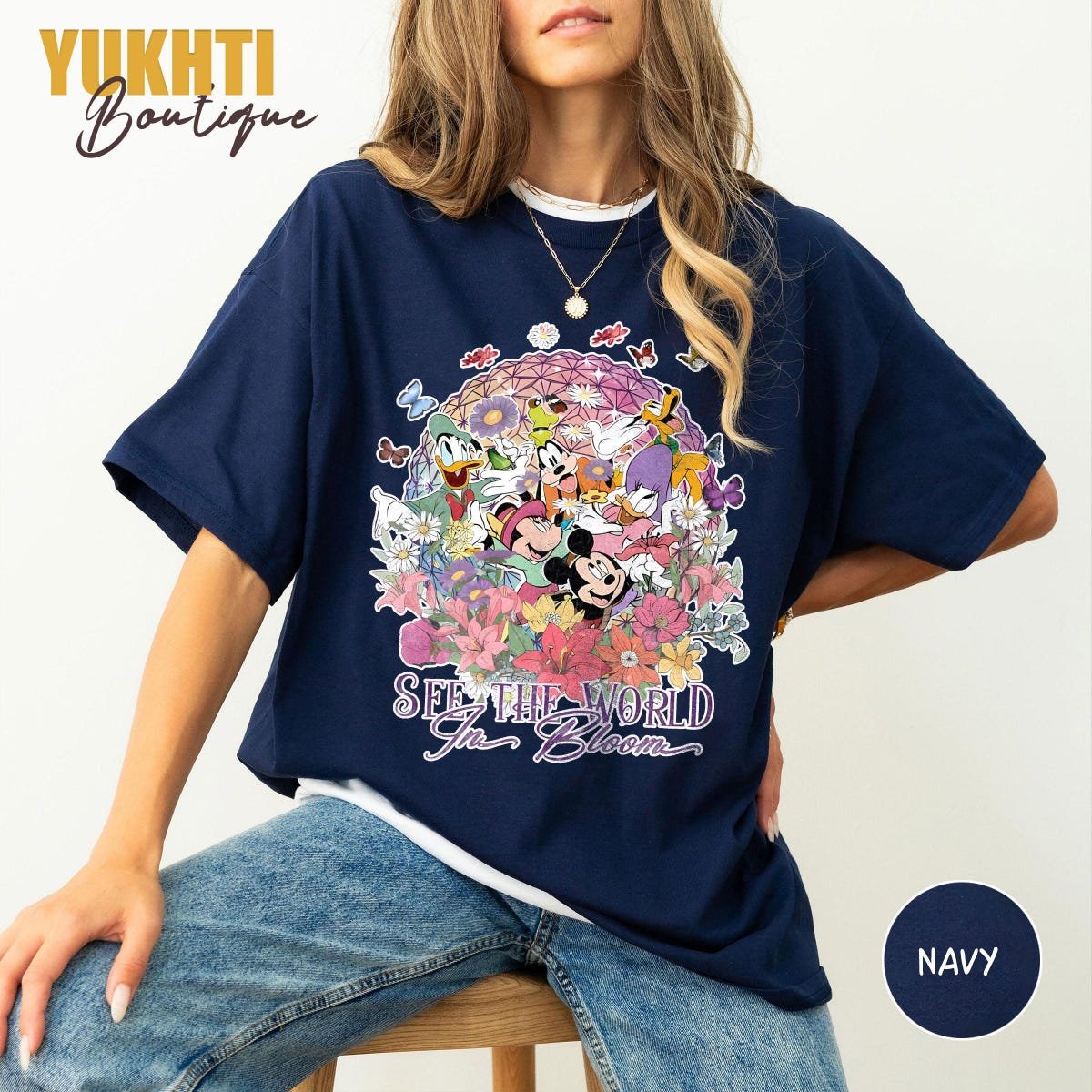 Retro Mickey Epcot Flower Garden Festival 2025 Shirt Disney Trip Tee