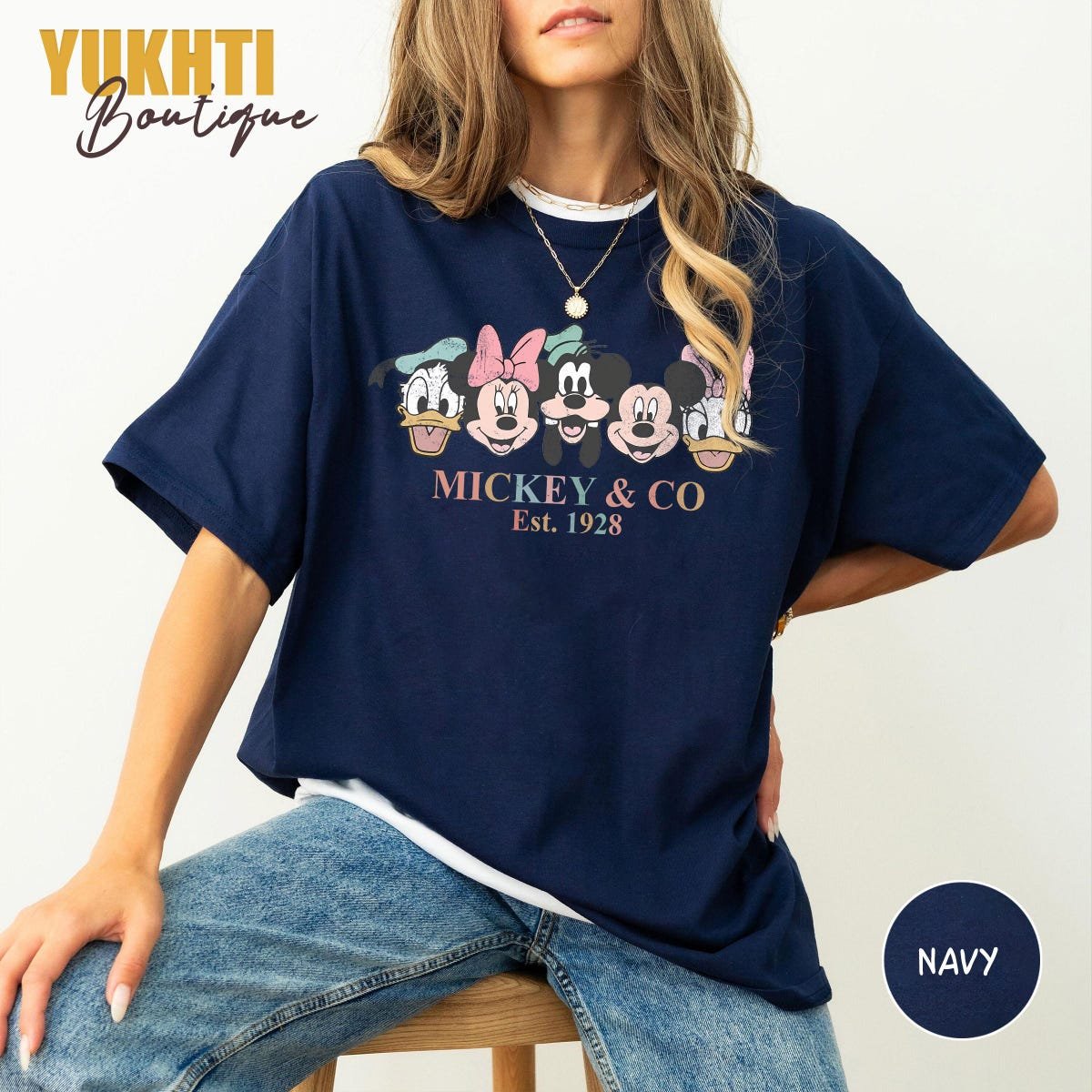 Retro Mickey & Friends 1928 Shirt Disney Trip Family Tee