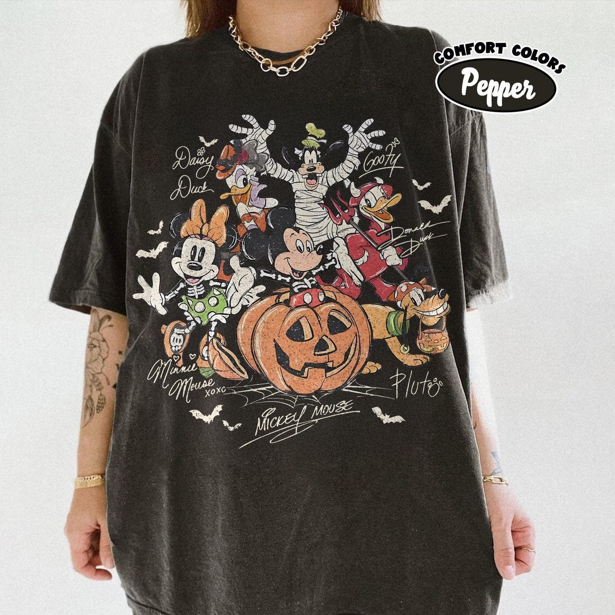 Retro Mickey Friends Halloween Shirt Disney Trip 2025 Tee
