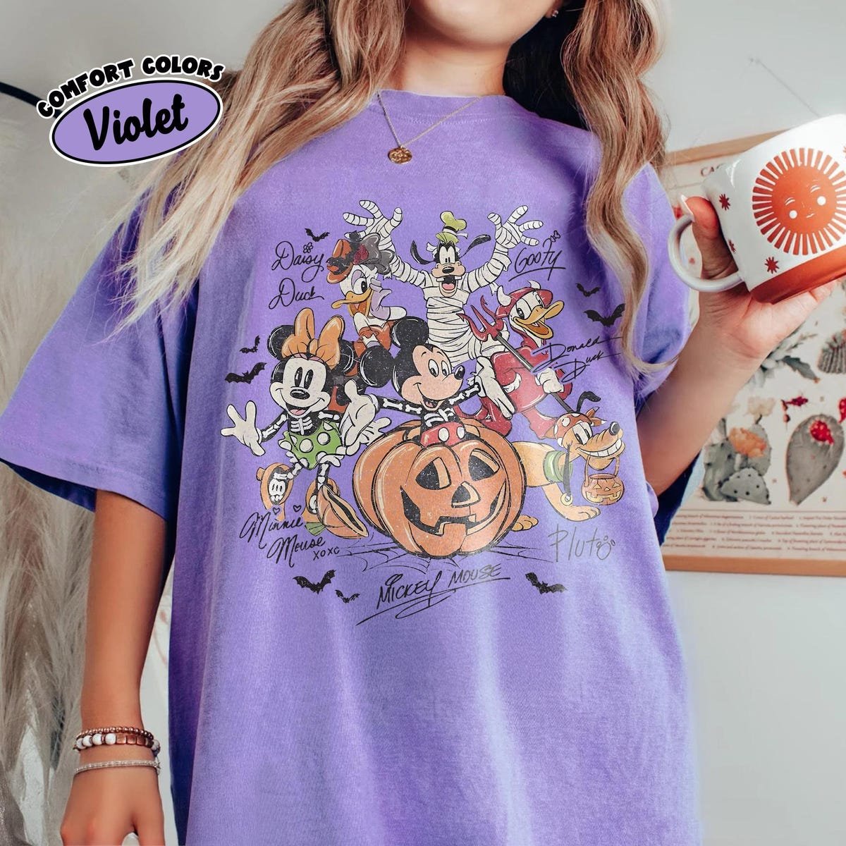Retro Mickey Friends Halloween Shirt Disney Trip 2025 Tee