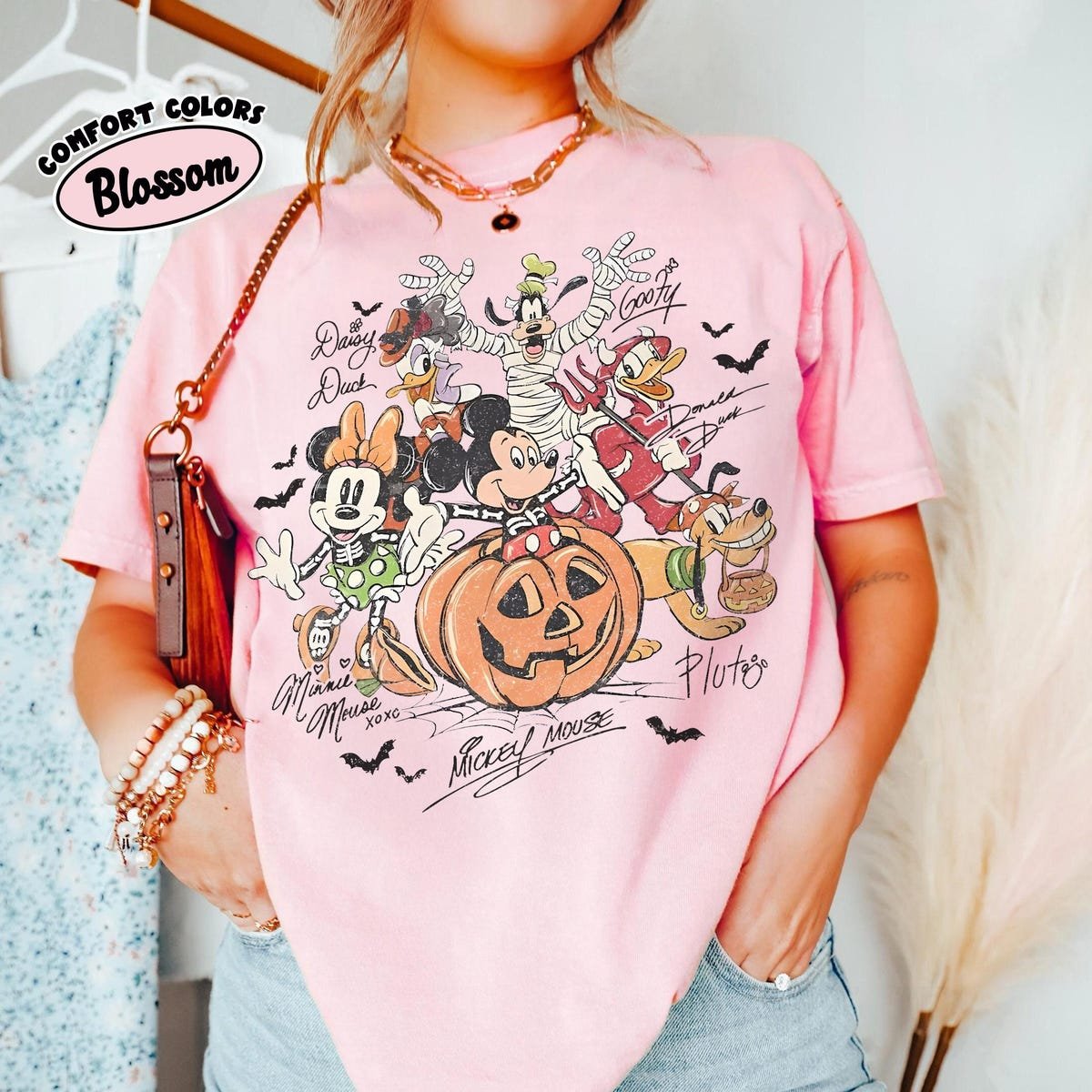 Retro Mickey Friends Halloween Shirt Disney Trip 2025 Tee
