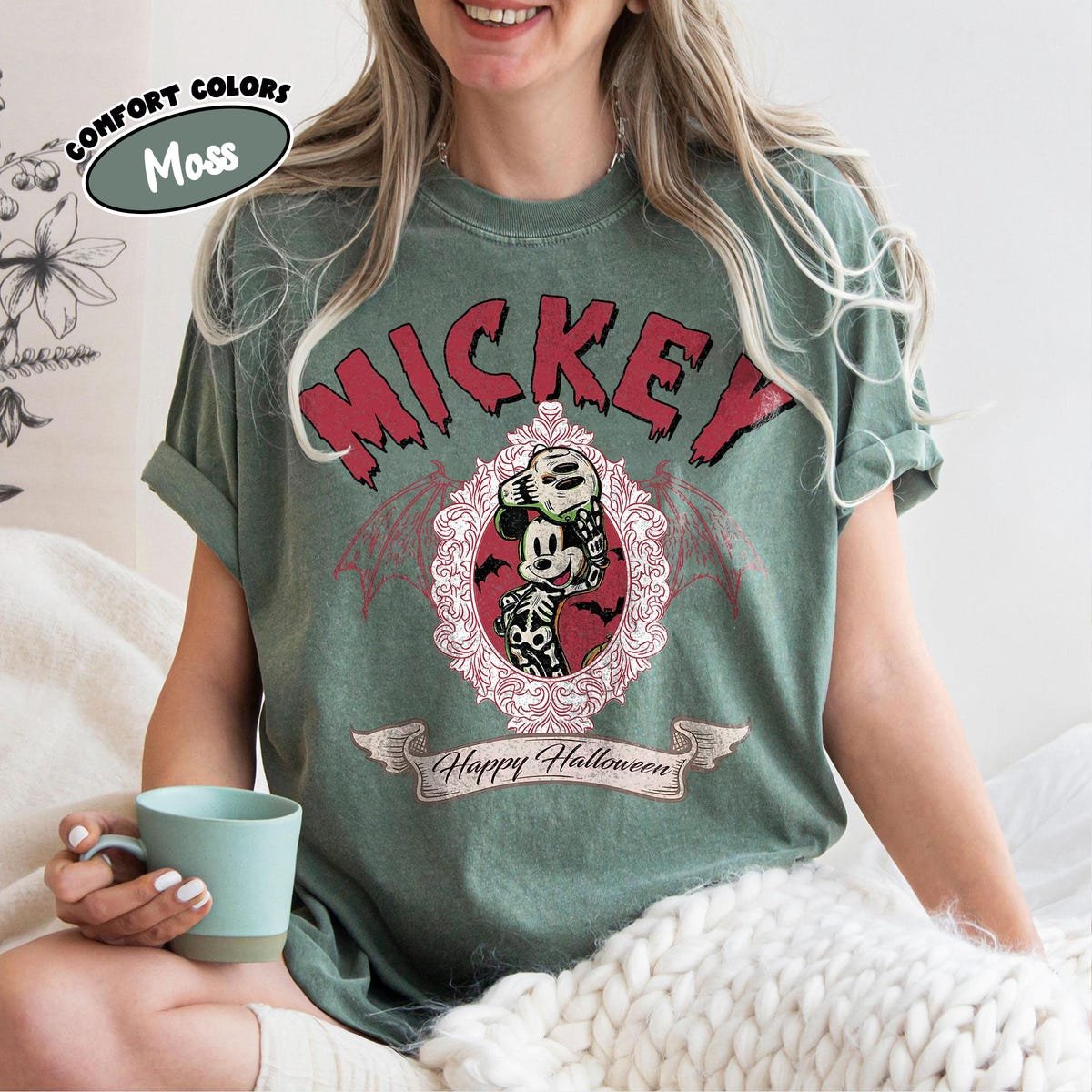 Retro Mickey Halloween Shirt Disney Family Trip 2025 Tee