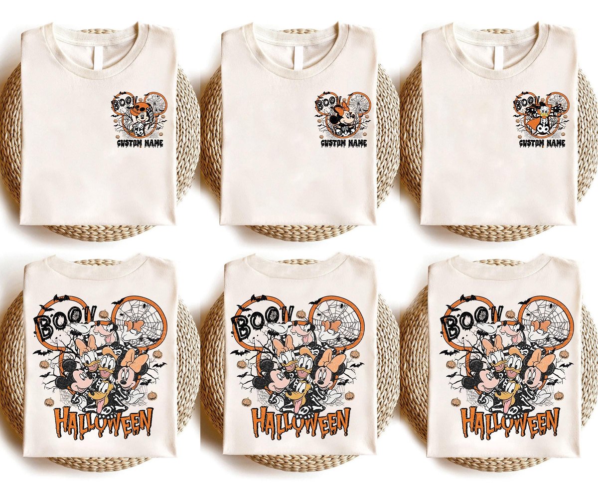 Retro Mickey Halloween Shirt Disney Family Trip Party Apparel