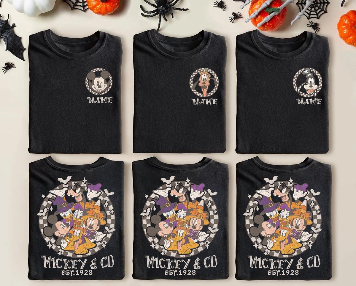 Retro Mickey Halloween Shirt Disney Family Trip Tee